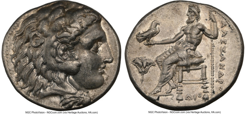 MACEDONIAN KINGDOM. Alexander III the Great (336-323 BC). AR tetradrachm (26mm, ...