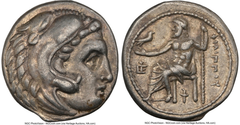 MACEDONIAN KINGDOM. Philip III Arrhidaeus (323-317 BC). AR drachm (17mm, 4.28 gm...