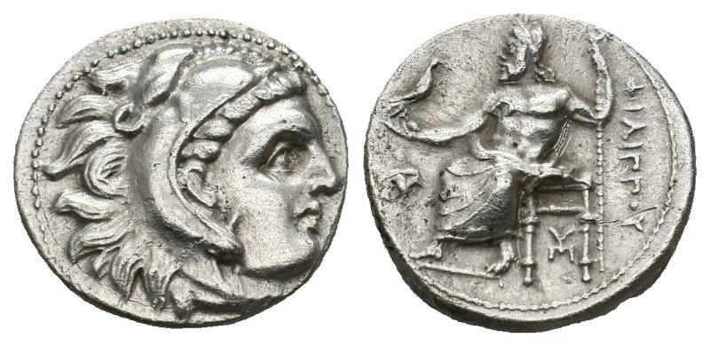 KINGS OF MACEDON. Philip III (323-317 BC). AR Drachm.
4.26 Gr. 16 mm.