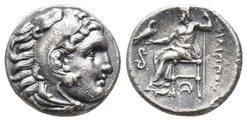 KINGS OF MACEDON, Philip III (323-317 BC). AR Drachm.
4.09 Gr. 16.7 mm.