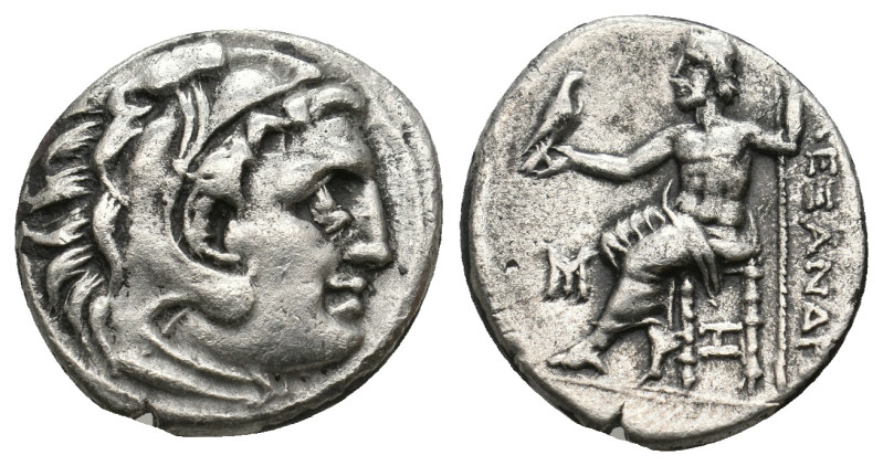 KINGS OF MACEDON. Alexander III 'the Great' (336-323 BC). Drachm.
4.0 Gr. 18.2 ...