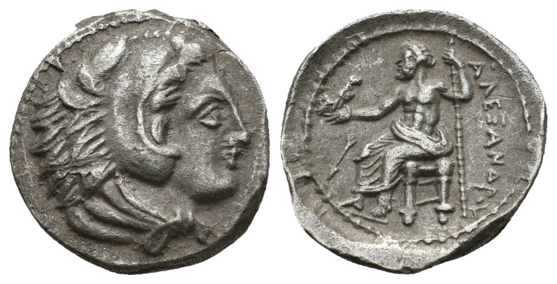 KINGS OF MACEDON. Alexander III 'the Great' (336-323 BC). Drachm.
4.14 Gr. 18.8...