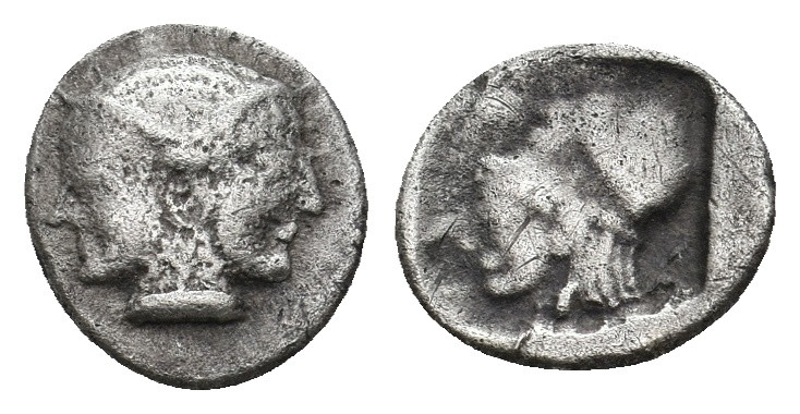 MYSIA. Lampsakos. Obol (Circa 500-450 BC).
0.82 Gr. 10.0 mm.