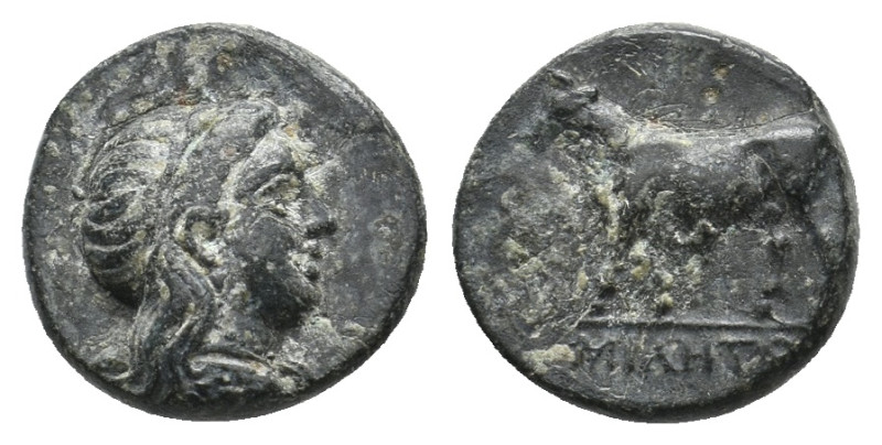 MYSIA. Miletopolis. Ae (4th century BC).
1.62 Gr. 11.7 mm.