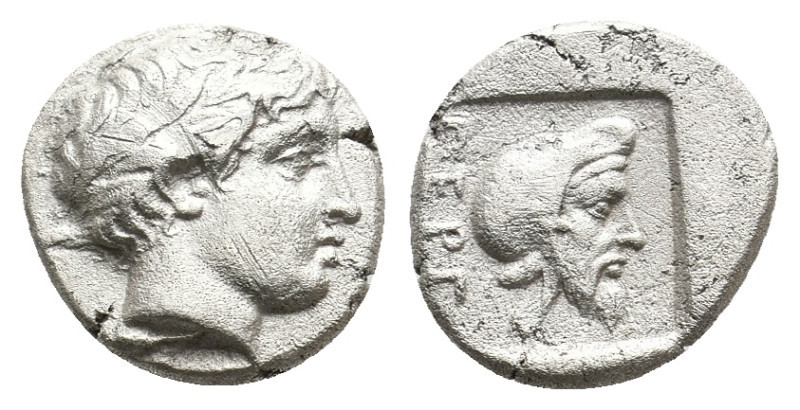 MYSIA. Pergamon. Diobol or Hemidrachm (Circa 450-350 BC).
1.52 Gr. 11.3 mm