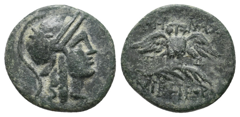 MYSIA. Pergamon. Ae (Circa 200-133 BC).
2.79 Gr. 17.3 mm.