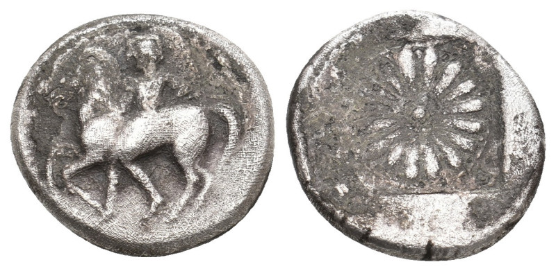 IONIA. Erythrai. Drachm (Circa 480-450 BC).
4.25 Gr. 16.7 mm.