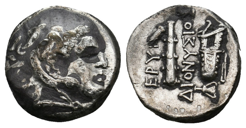 IONIA. Erythrai. Drachm (Circa 325-315 BC).
3.51 Gr. 15.5 mm.