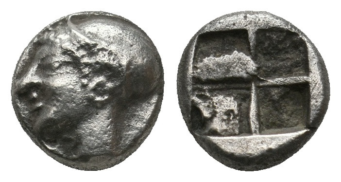 IONIA. Phokaia. Diobol (Circa 521-478 BC).
1.29 Gr. 9.2 mm.