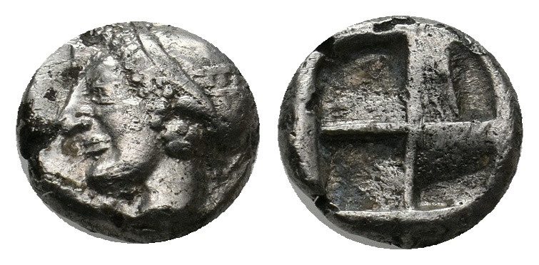 IONIA. Phokaia. Diobol (Circa 521-478 BC).
0.92 Gr. 9.5 mm.