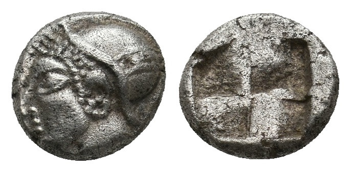 IONIA. Phokaia. Diobol (Circa 521-478 BC).
1.05 Gr. 8.9 mm.