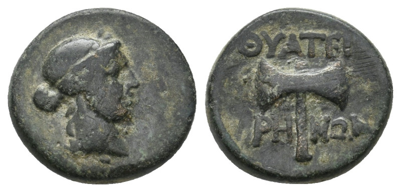 LYDIA. Thyateira. Ae (2nd century BC).
3.21 Gr. 15.4 mm.