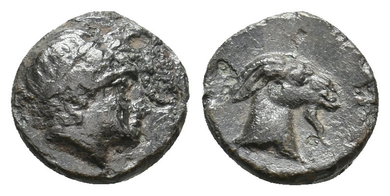 AEOLIS. Aigai. Ae (4th-3rd centuries BC).
0.86 Gr. 10.3 mm.