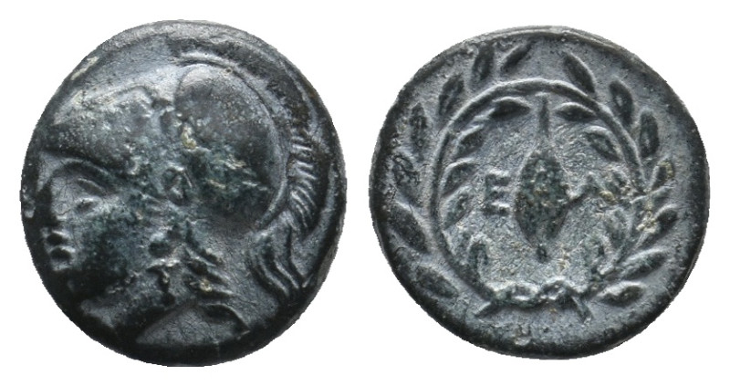 AEOLIS. Elaia. Ae (Circa 4th century BC).
1.27 Gr. 10.9 mm.