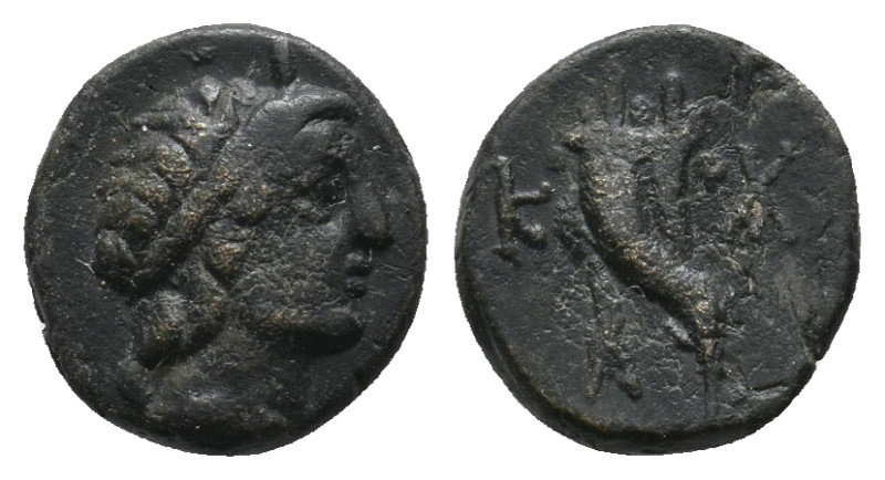 CARIA. Kaunos. Ae (Circa 191-166 BC).
1.45 Gr. 11.1 mm.