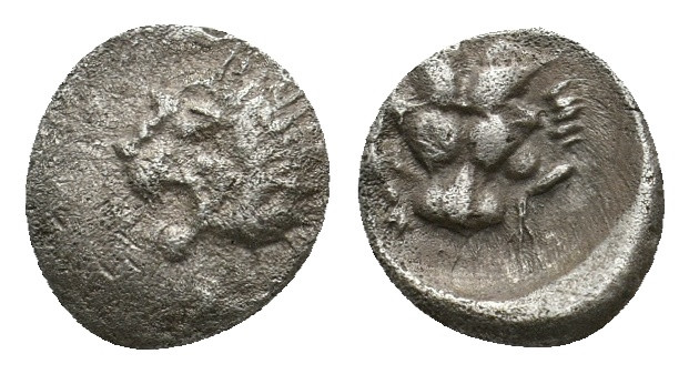 CARIA. Mylasa. Hemiobol (Circa 420-390 BC).
0.41 Gr. 8.4 mm.