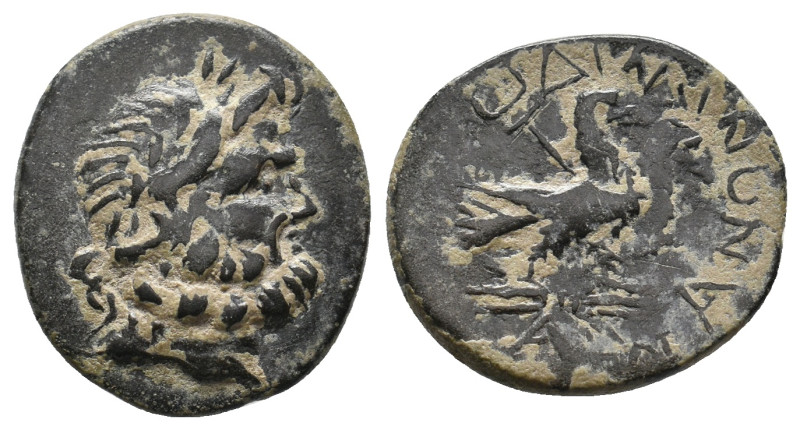 PHRYGIA. Amorion. Ae (2nd-1st centuries BC).
3.06 Gr. 19.4 mm.