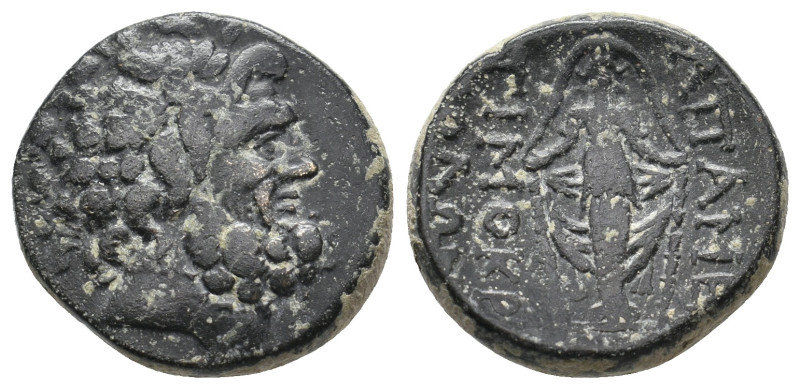 PHRYGIA. Apameia. Ae (Circa 100-50 BC).
7.95 Gr. 20.6 mm.