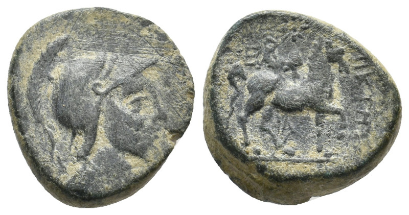 PHRYGIA. Epikteteis. Ae (2nd-1st centuries BC).
5.14 Gr. 17.7 mm.