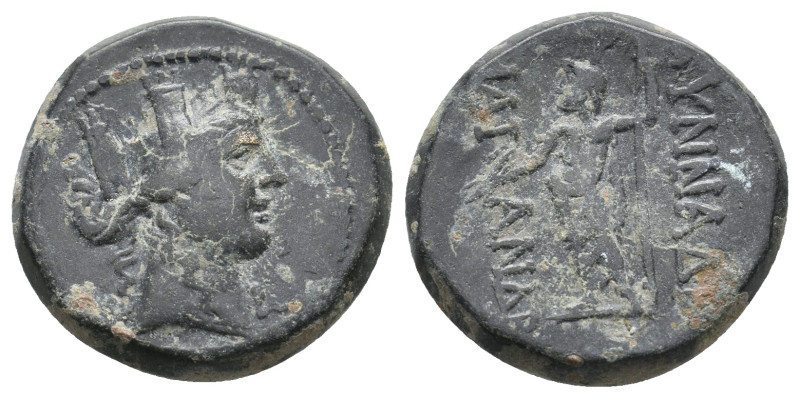 PHRYGIA. Synnada. Ae (2nd-1st centuries BC).
7.52 Gr. 20.4 mm.