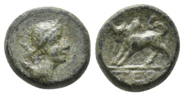 PISIDIA. Termessos. Ae (1st century BC).
3.82 Gr. 14.83 mm.