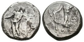 CILICIA. Issos. Stater (Circa 390-385 BC).
10.21 Gr. 21.4 mm.