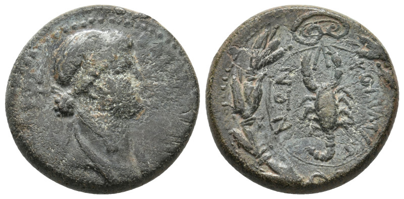 KINGS OF COMMAGENE. Iotape (38-72). Ae. Samosata (?).
13.93 Gr. 25.8 mm.