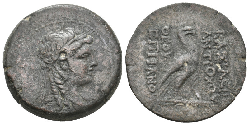 SELEUKID KINGDOM. Antiochos IV Epiphanes (175-164 BC). Ae.
18.25 Gr. 28.8 mm.