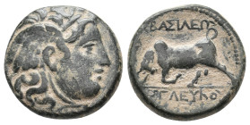 SELEUKID KINGDOM. Seleukos I Nikator (312-281 BC). Ae.
5.85 Gr. 18.1 mm.