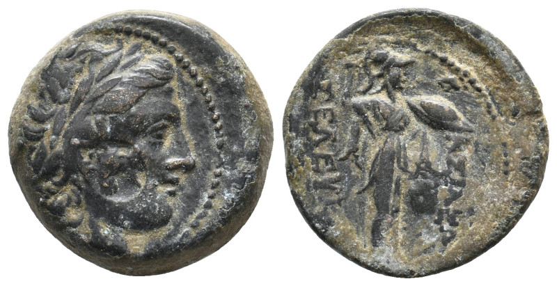 SELEUKID KINGDOM. Seleukos I Nikator (312-281 BC). Ae.
8.32 Gr. 21 mm.