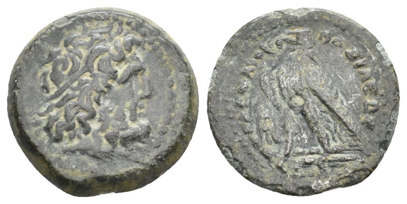 PTOLEMAIC KINGS OF EGYPT. Ptolemy III Euergetes (246-222 BC). Ae.
3.56 Gr. 17.4...