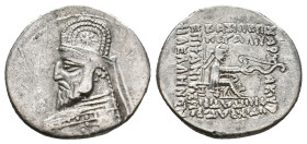 KINGS OF PARTHIA. Mithradates III (87-80 BC). Drachm.
3.57 Gr. 19.4 mm.