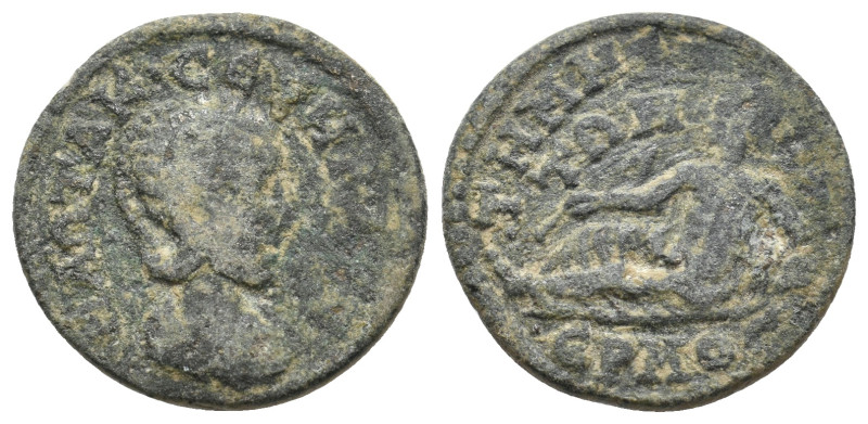 AEOLIS. Temnos. Otacilia Severa (Augusta, 244-249). Ae.
5.3 Gr. 21.3 mm.