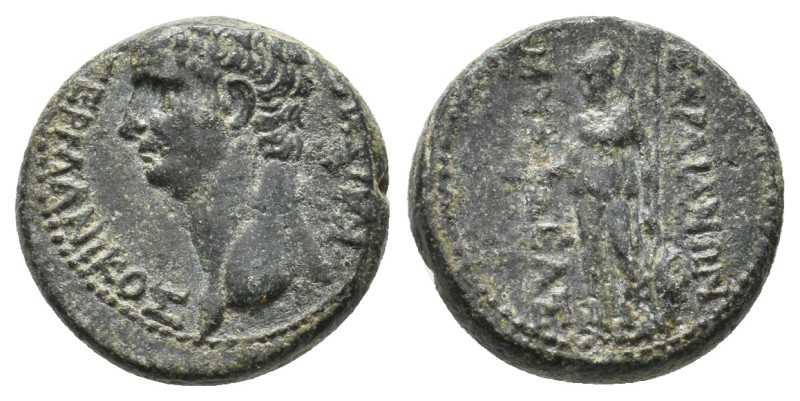 LYDIA. Sardes. Germanicus (Died 19). Ae.
3.66 Gr. 15.1 mm.