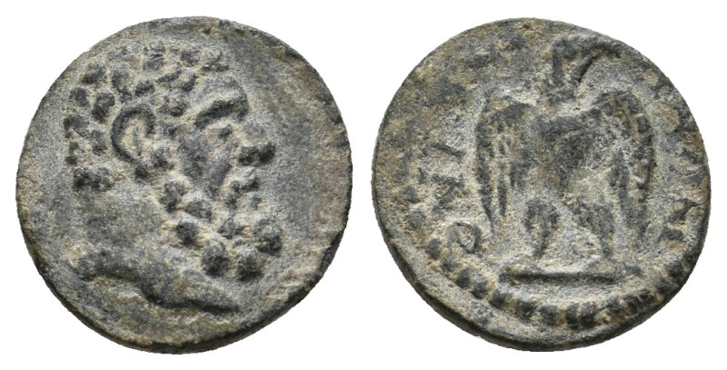 LYDIA. Thyatira. Pseudo-autonomous. Time of the Severans (193-235). Ae.
1.45 Gr...