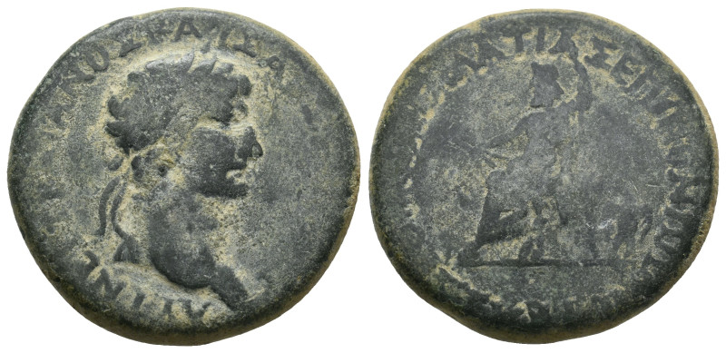 GALATIA. Koinon of Galatia. Trajan (98-117). Ae.
22.35 Gr. 21.4 mm.