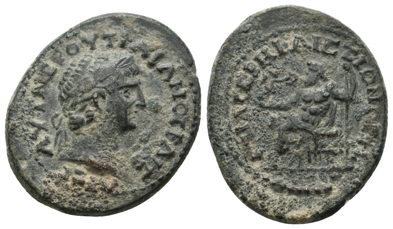 UNCERTAIN. Trajan (98-117). Ae.
10.17 Gr. 27.8 mm.