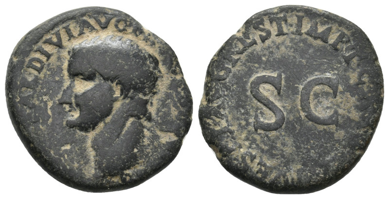 TIBERIUS (14-37). As. Rome.
9.87 Gr. 25.2 mm.