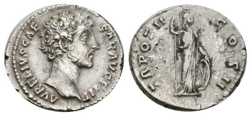 MARCUS AURELIUS (Caesar, 139-161). Denarius. Rome.
3.24 Gr. 18 mm.