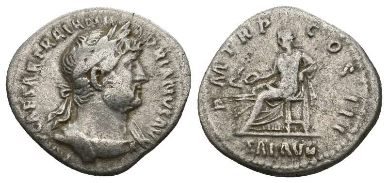 HADRIAN (117-138). Denarius. Rome.
3.09 Gr. 20 mm.