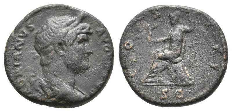 HADRIAN (117-138). Semis. Rome.
Rare.
3.96 Gr. 18.3 mm.