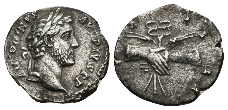 ANTONINUS PIUS (138-161). Denarius. Rome.
2.9 Gr. 18.1 mm.