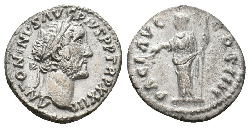 ANTONINUS PIUS (138-161). Denarius. Rome.
3.39 Gr. 17.5 mm.