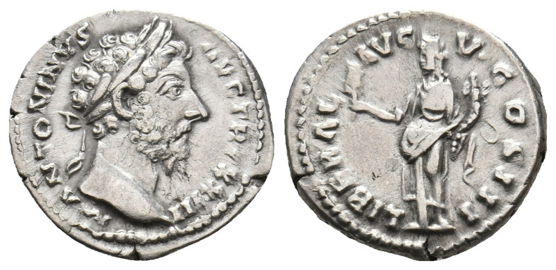 MARCUS AURELIUS (161-180). Denarius. Rome.
3.11 Gr. 18.7 mm.