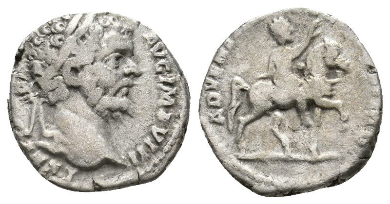 SEPTIMIUS SEVERUS (193-211). Denarius. Rome.
3.02 Gr. 17.1 mm.