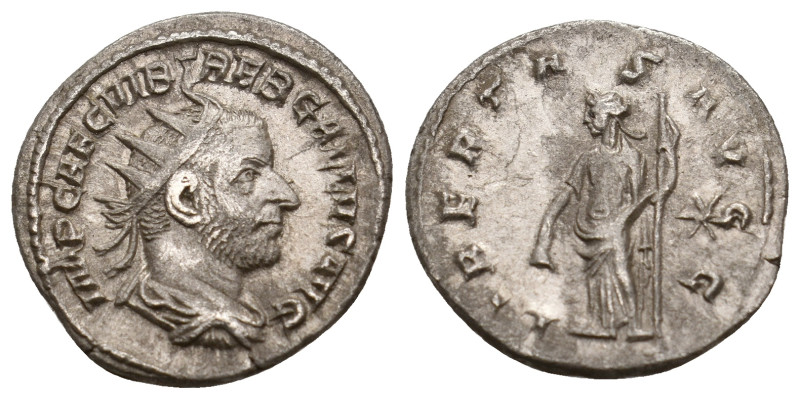 TREBONIANUS GALLUS (252-253). Antoninianus. Mediolanum.
3.83 Gr. 20.5 mm.