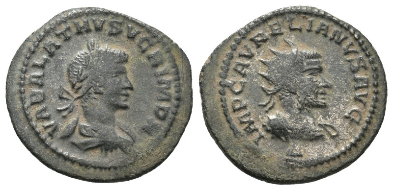 AURELIAN with VABALATHUS (270-275). Antoninianus. Antioch.
3.41 Gr. 21.8 mm.