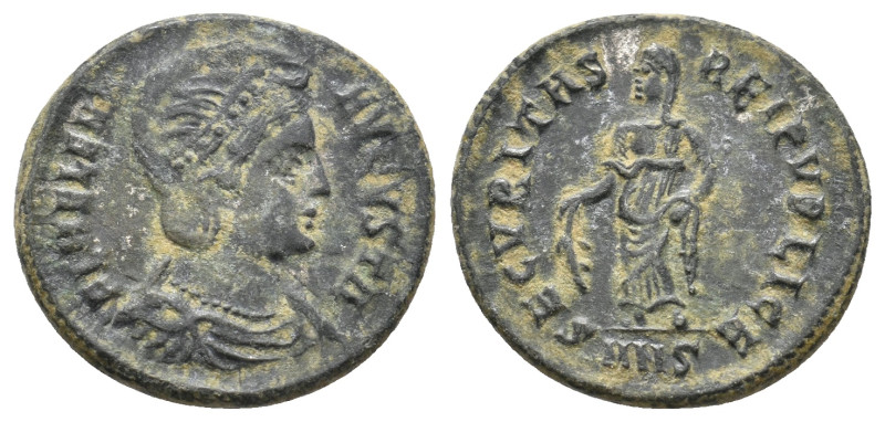 HELENA (Augusta, 324-329). Follis. Heraclea.
3.34 Gr. 19.9 mm.