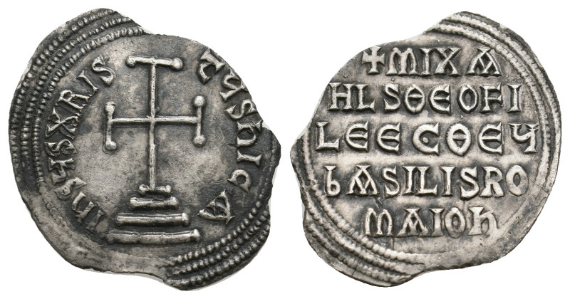 MICHAEL II THE AMORIAN with THEOPHILUS (820-829). Miliaresion. Constantinople.
...