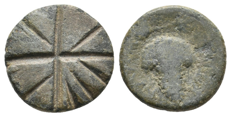 GREEK WEIGHT.
2.87 Gr. 15 mm.